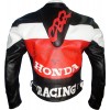 Honda CBR Red Motorcycle Leather Biker Jacket